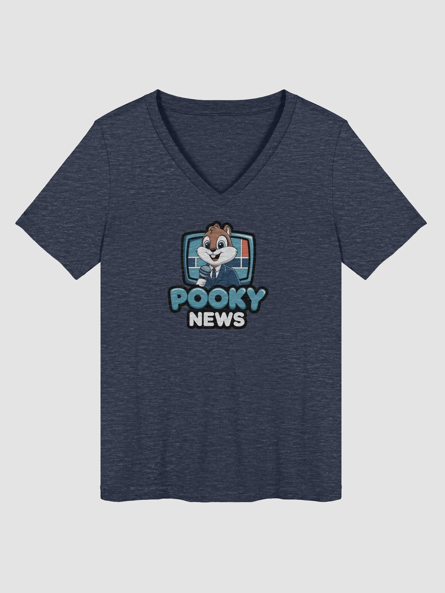 Pooky News V-Neck Tee product image (1)