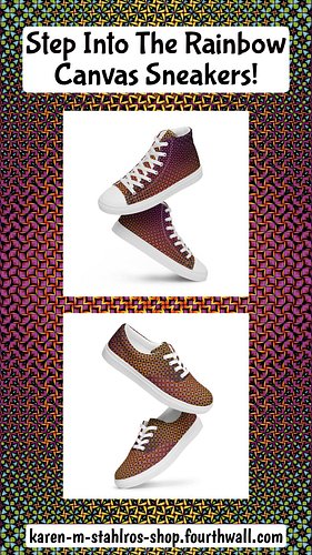 Step into the rainbow with these edgy cool women's sneakers! 🌈✨ Whether you're hitting the streets or just vibing in the city...