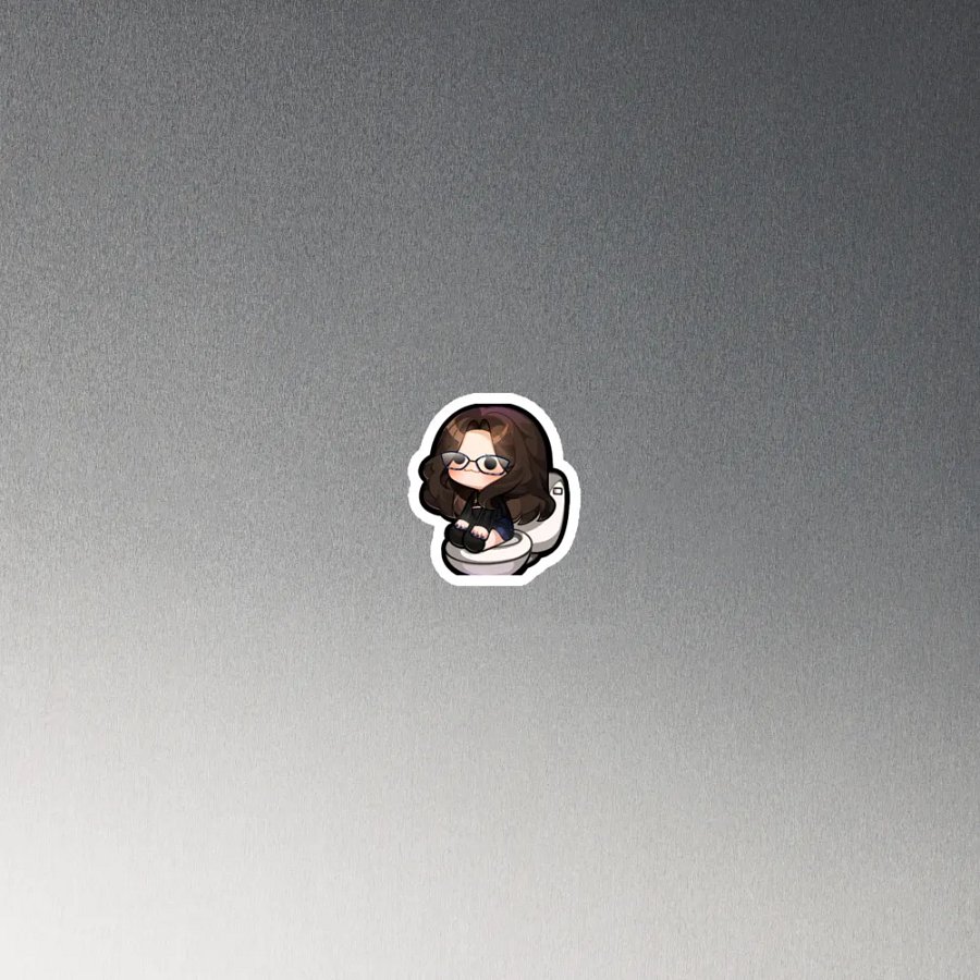 Whovie Potty Time Emote Magnet product image (4)