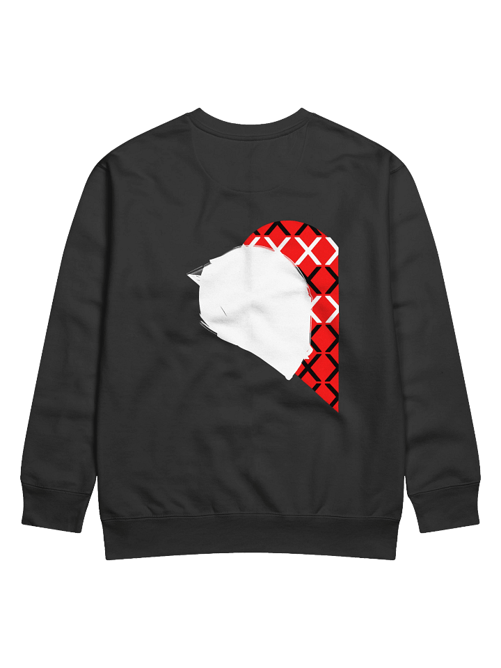 Matching Road Helmet Heart (White-Left) | Crewneck product image (1)