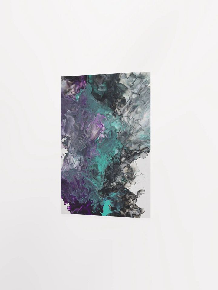 Acrylic Pour Printed Matte Poster - Original product image (2)