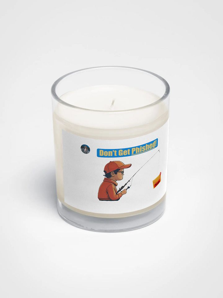 Don't Get Phished -Unscented candle product image (2)