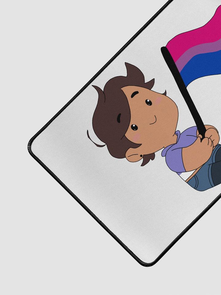 Luz with Bisexual Flag Desk Mat product image (2)