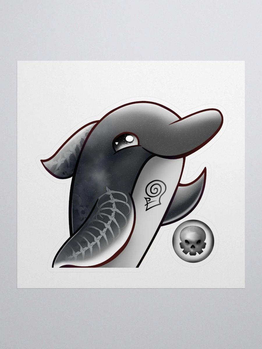 DEATH DOLPHIN - STICKER product image (1)