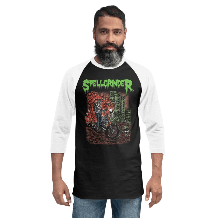 SPELLGRINDER - APOCALYPTIC RIDER 3/4 SLEEVE product image (2)