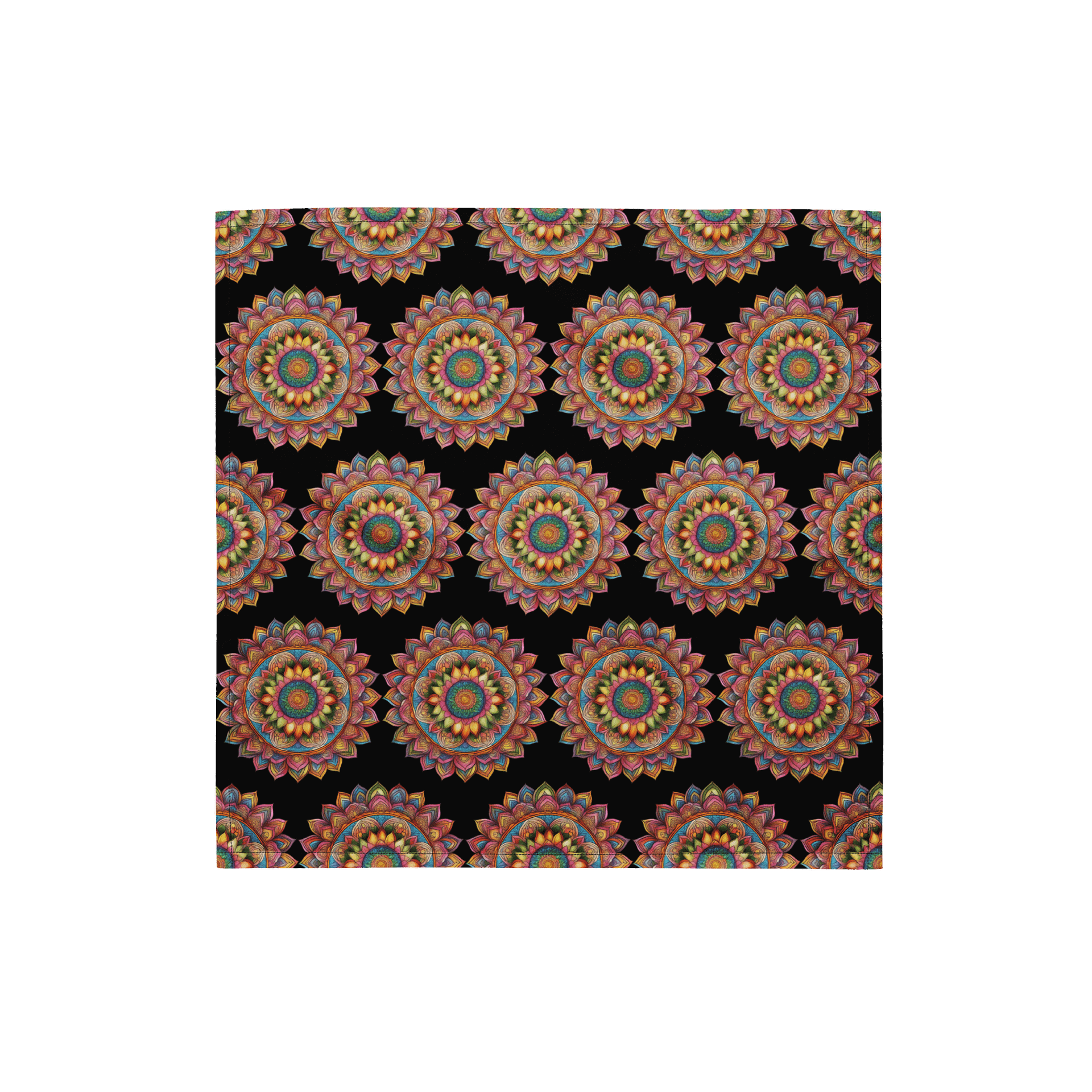 Golden Bloom Mandala - Bandana product image (1)