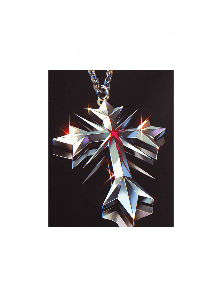 Metallic Cross Matte Poster product image (1)