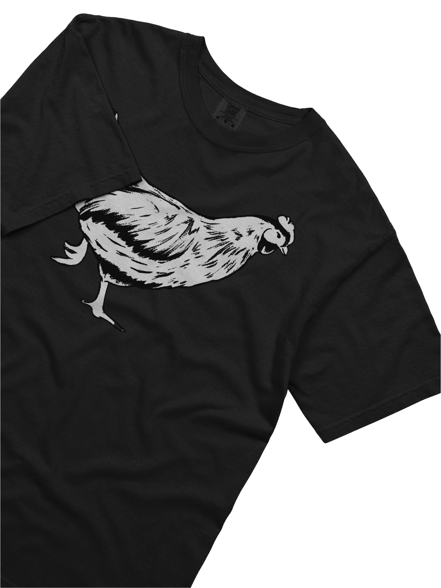 Minimalist Chicken Sketch Comfort Tee product image (57)