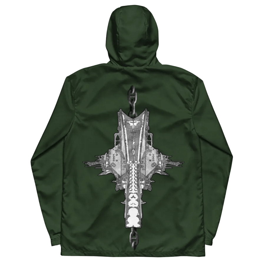 Green Foss double tug Sketch tug Windbreaker product image (1)