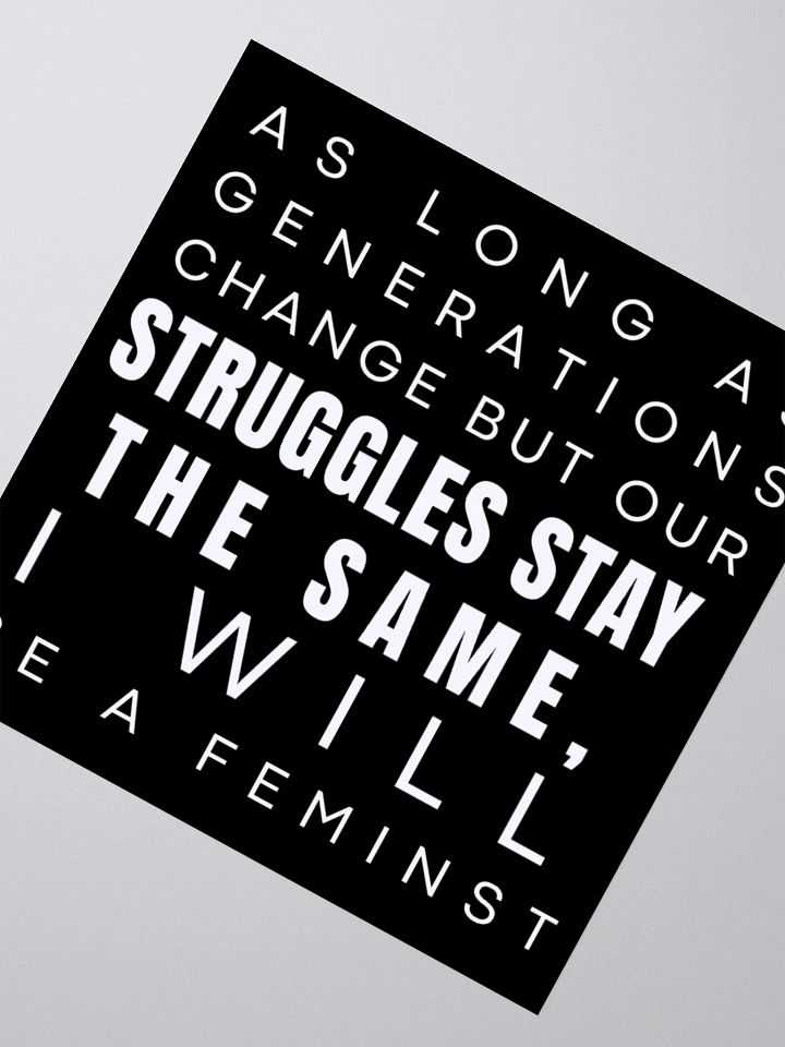 Generational Feminist Sticker. product image (4)