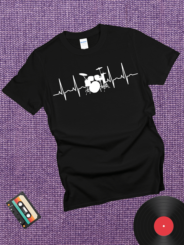 Drummer Heartbeat T-Shirt product image (1)