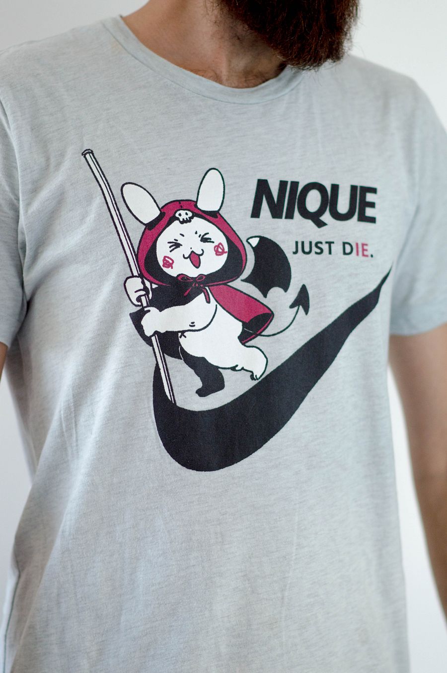 NIQUE - JUST DIE Batbunny T-shirt product image (3)