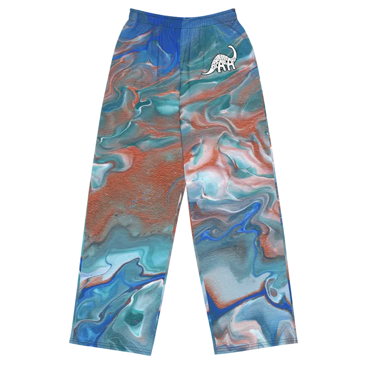Metallic Orange Fluid Acrylic Pants product image (1)