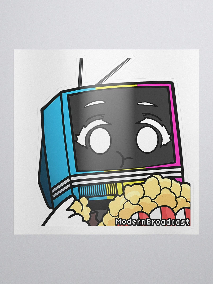 Modern Popcorn Emote Sticker product image (1)