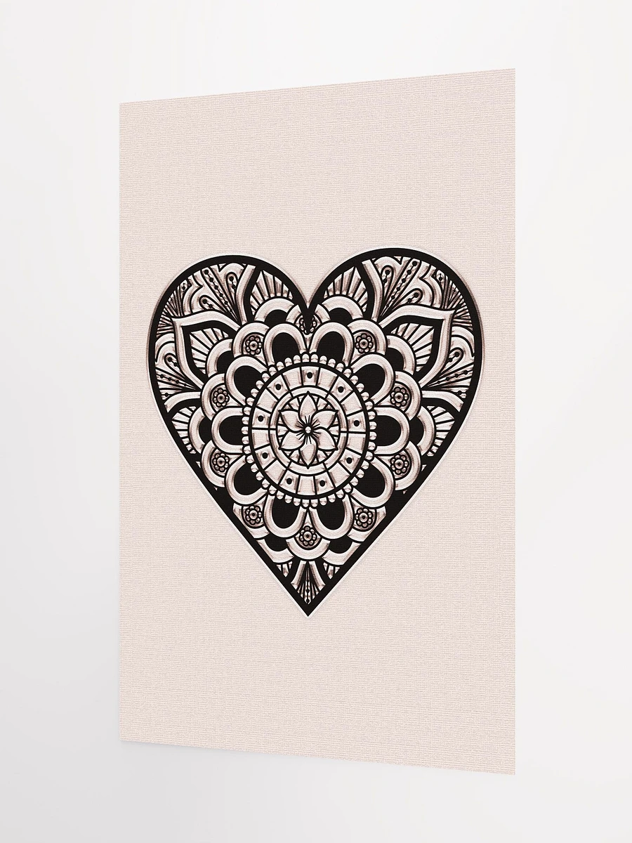 Hippy Heart Parchment Poster product image (5)