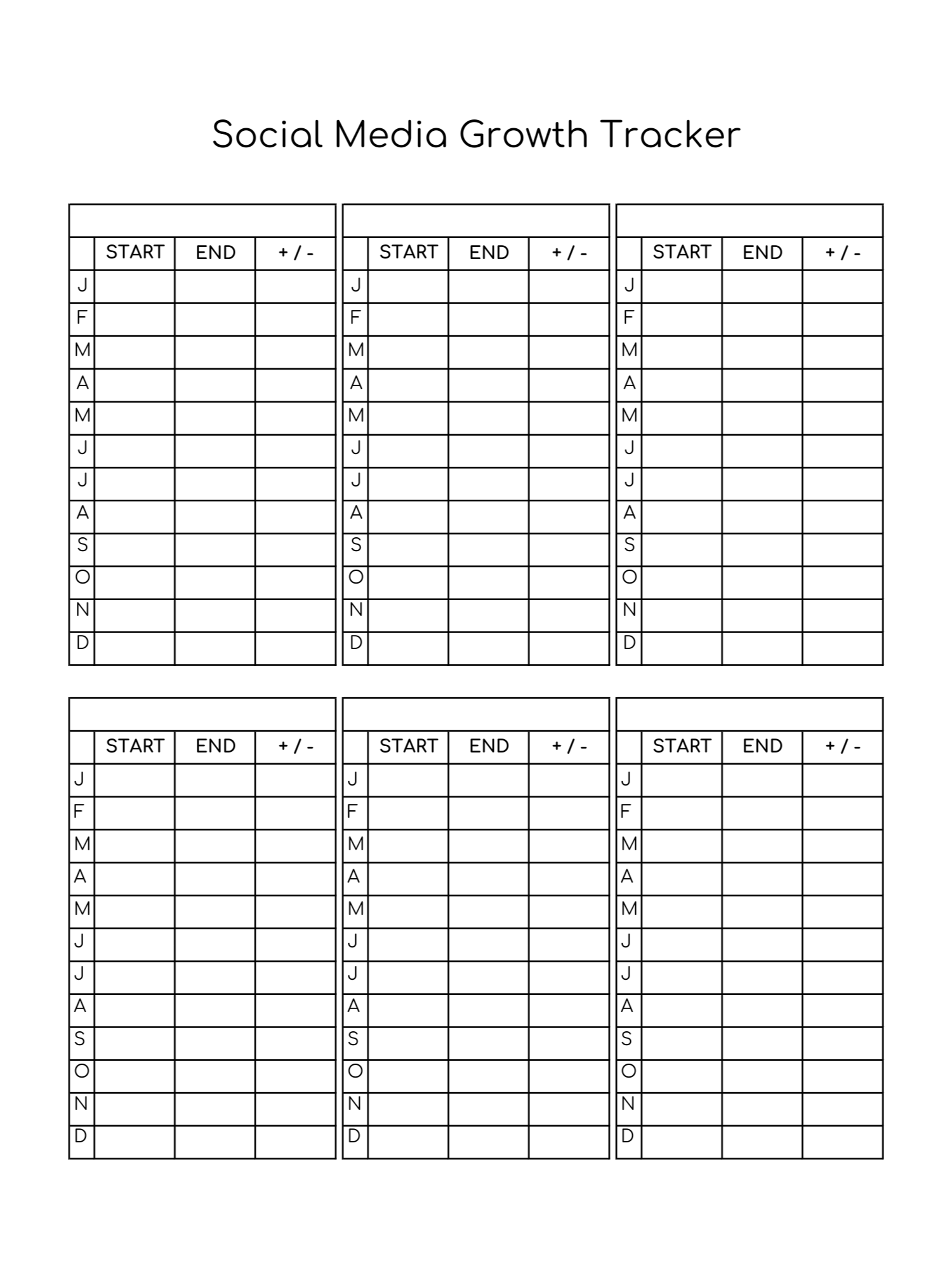 Social Media Growth Tracker product image (1)