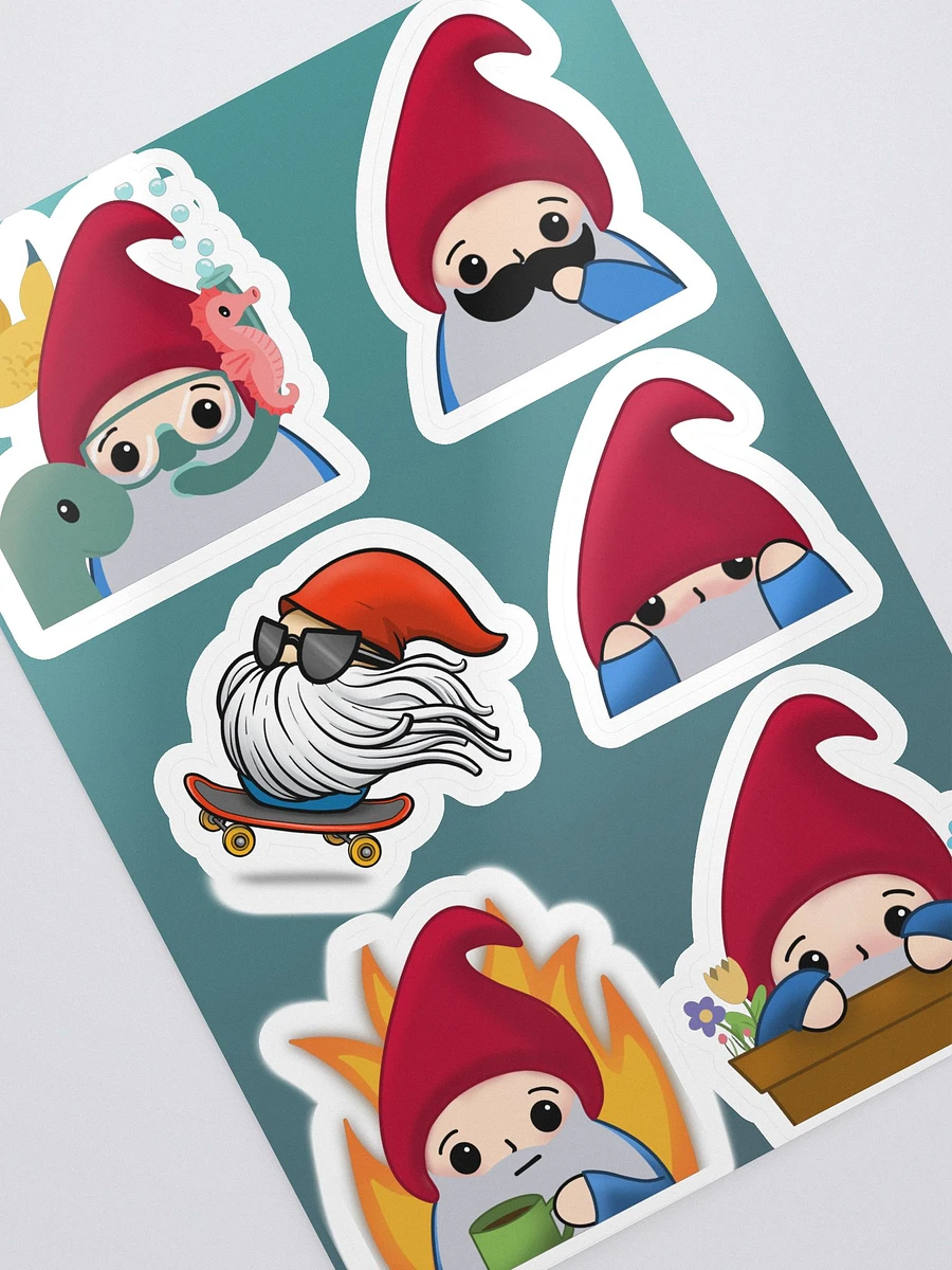 Gnome Sticker Sheet 2 product image (2)