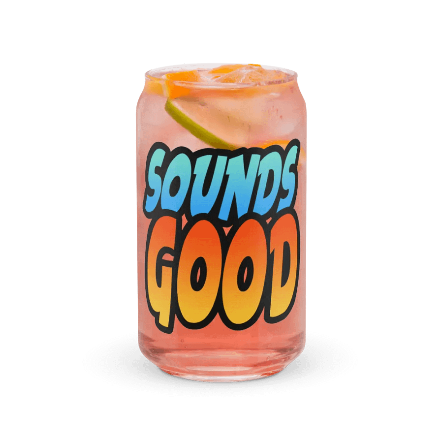Sounds Good Can-Shaped Glass product image (7)