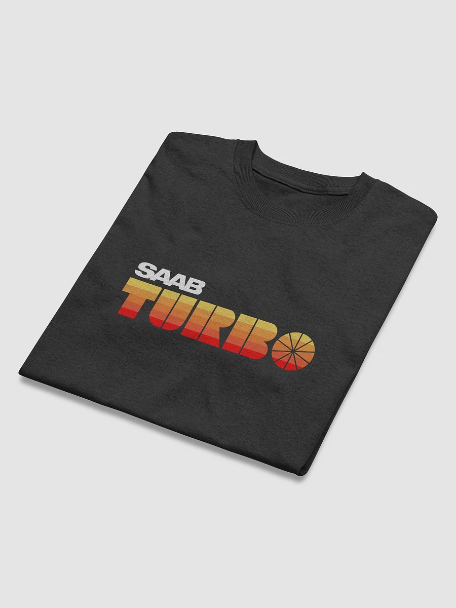 SAAB Vintage turbo rainbow Heavyweight T-Shirt product image (4)