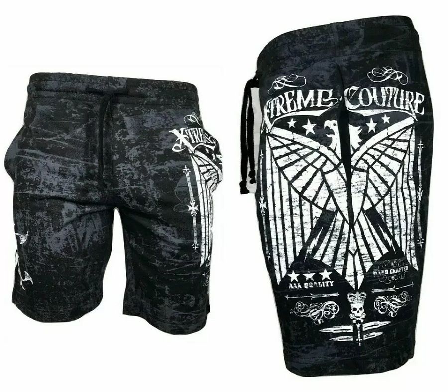 Xtreme Couture Affliction Men's Shorts CONNECT Athletic Fighter MMA S-5XL product image (1)