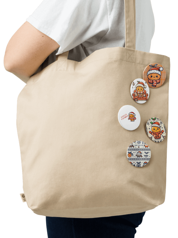 Tangerine Holiday Pin Button Set product image (11)
