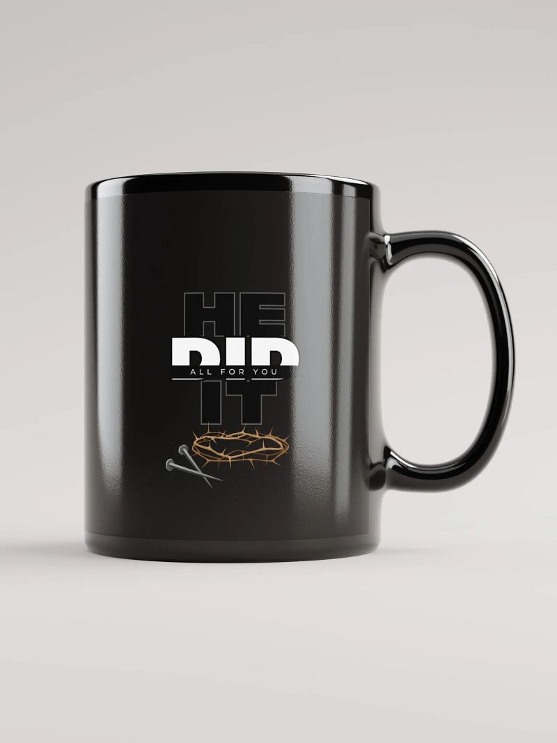 All For You Black Mug
