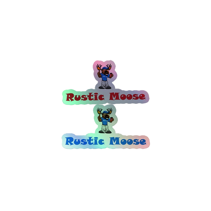 RusticMoose hologlyphic stickers product image (1)