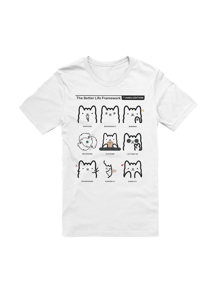 Better Life Framework Tee (HAKU) [WHITE] product image (1)