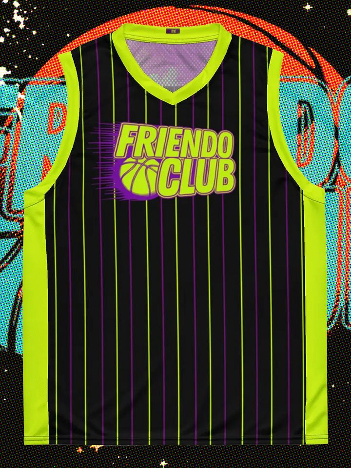Friendo Club BALL LOGO Volt & Purp Jersey product image (2)