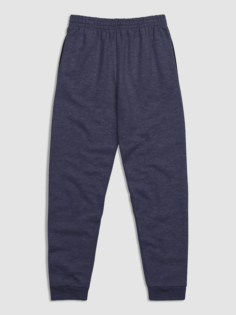 “It’s all a bit!!!” (long lined design, #3E4B9D) unisex joggers product image (4)