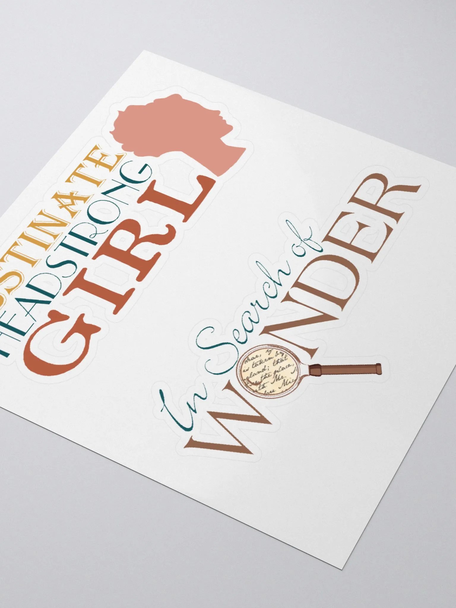In Search of Wonder Water & Obstinate Headstrong Girl Stickers product image (3)