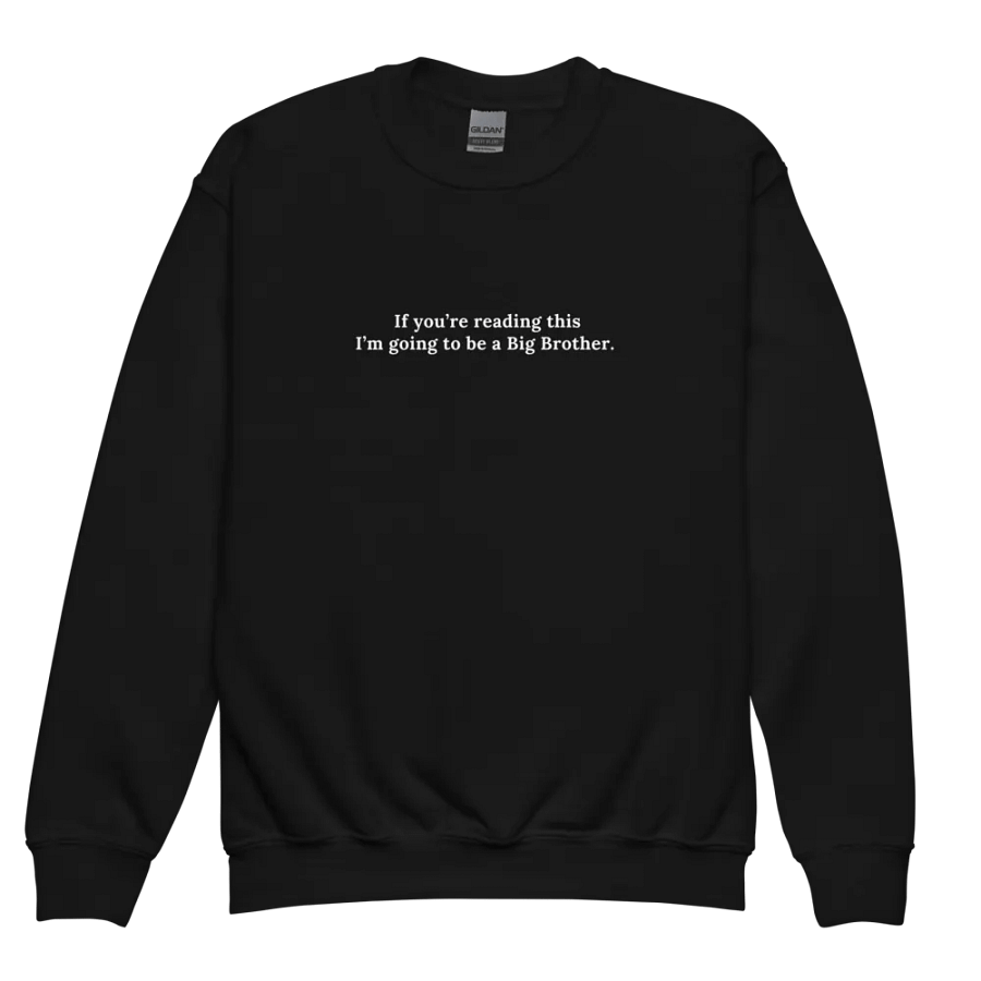 Big Brother To Be - Sweatshirt Dark Color product image (1)