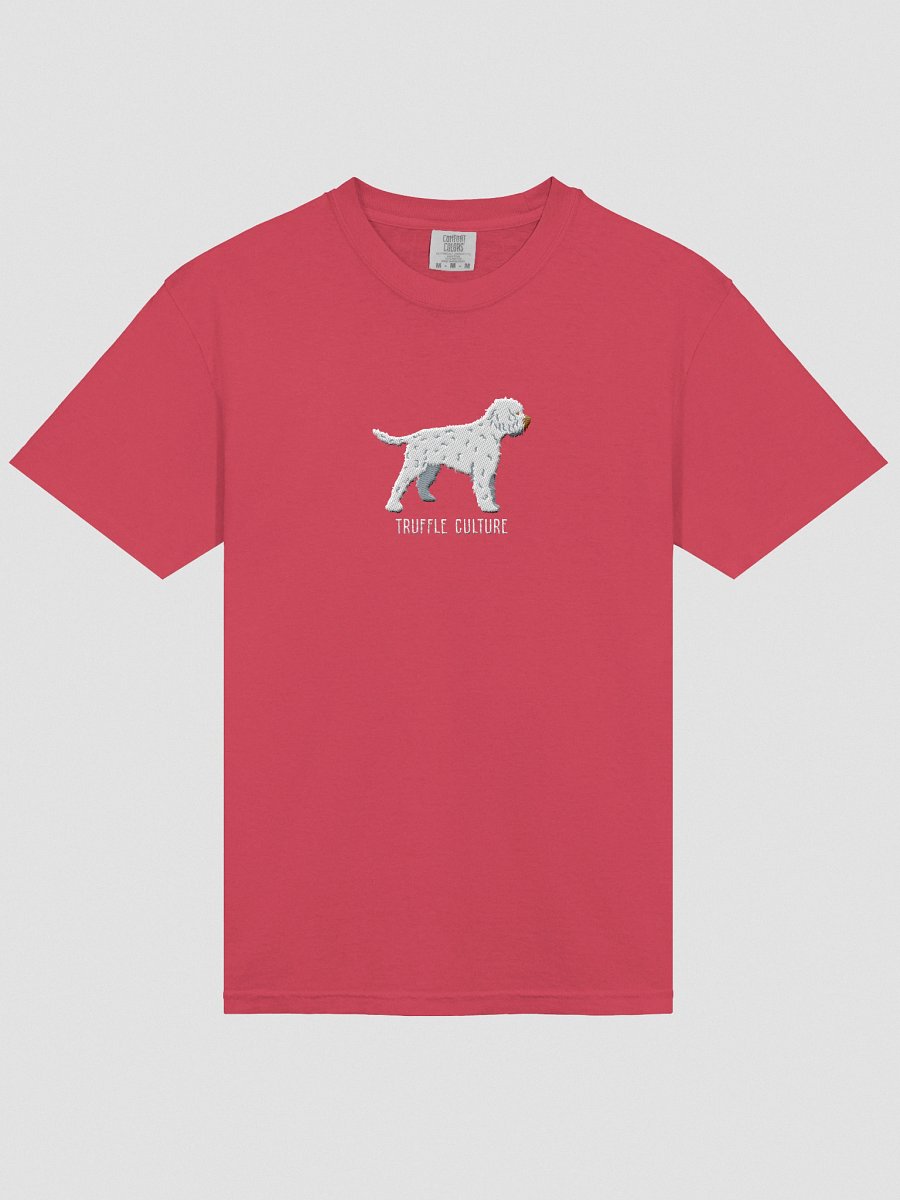 Truffle Culture T-Shirt(Embroidered) of a Lagotto Romagnolo(White) product image (53)