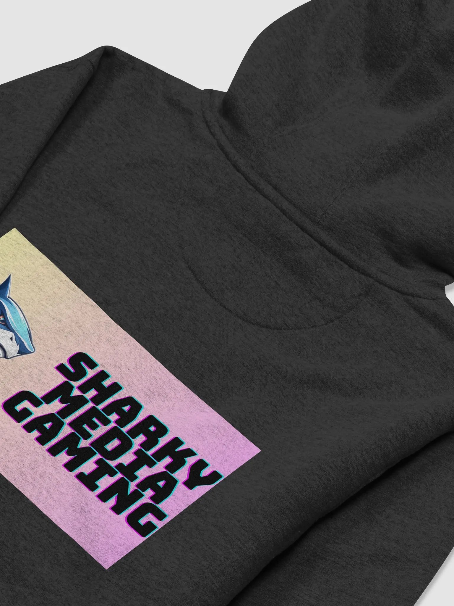 Sharky Media Gaming Hoodie (Yellow/Pink) product image (35)