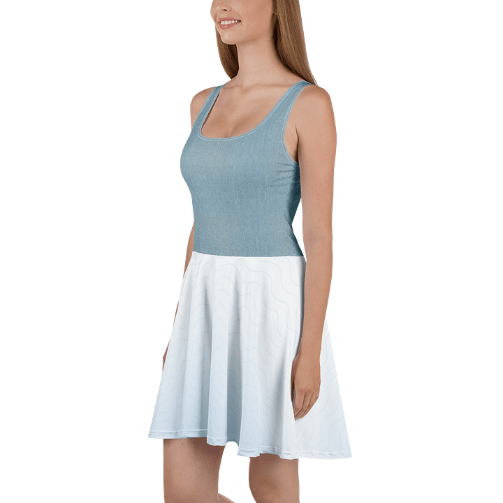 Denim Horizons Fade Skater Dress product image (1)