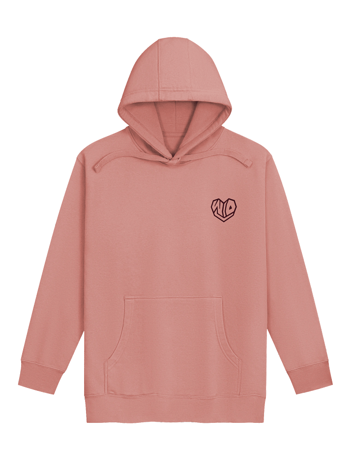 W/O U Maroon/Pink Hoodie product image (1)
