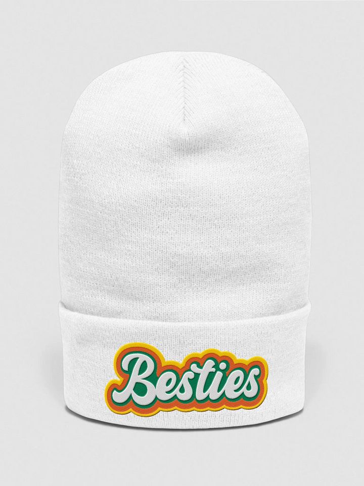 BFF Vibes Embroidered Beanie product image (1)