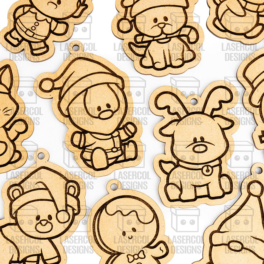 Christmas Ornaments - Laser Cut Files product image (7)