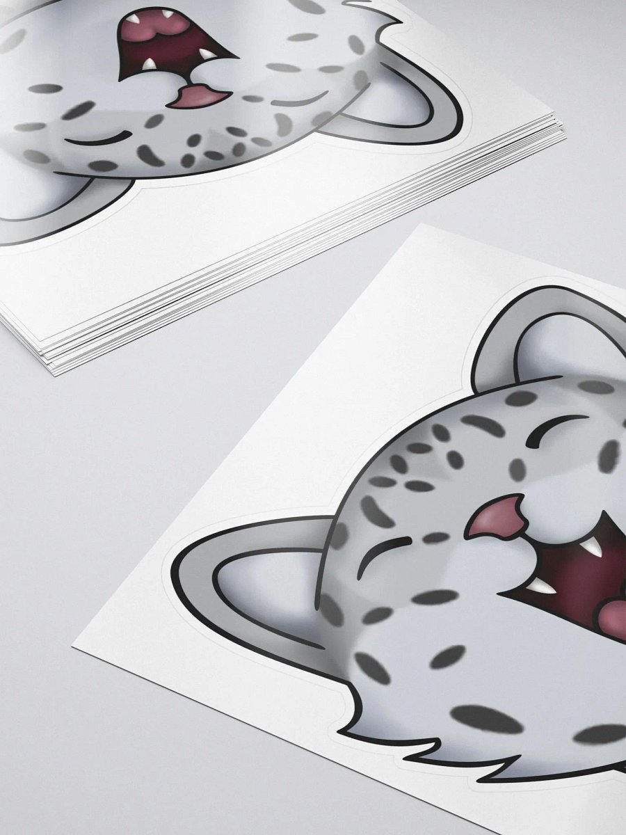 Snow Meow Laugh Sticker product image (5)