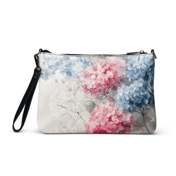 Dreamy Hydrangea All-Over Print Crossbody Bag product image (2)
