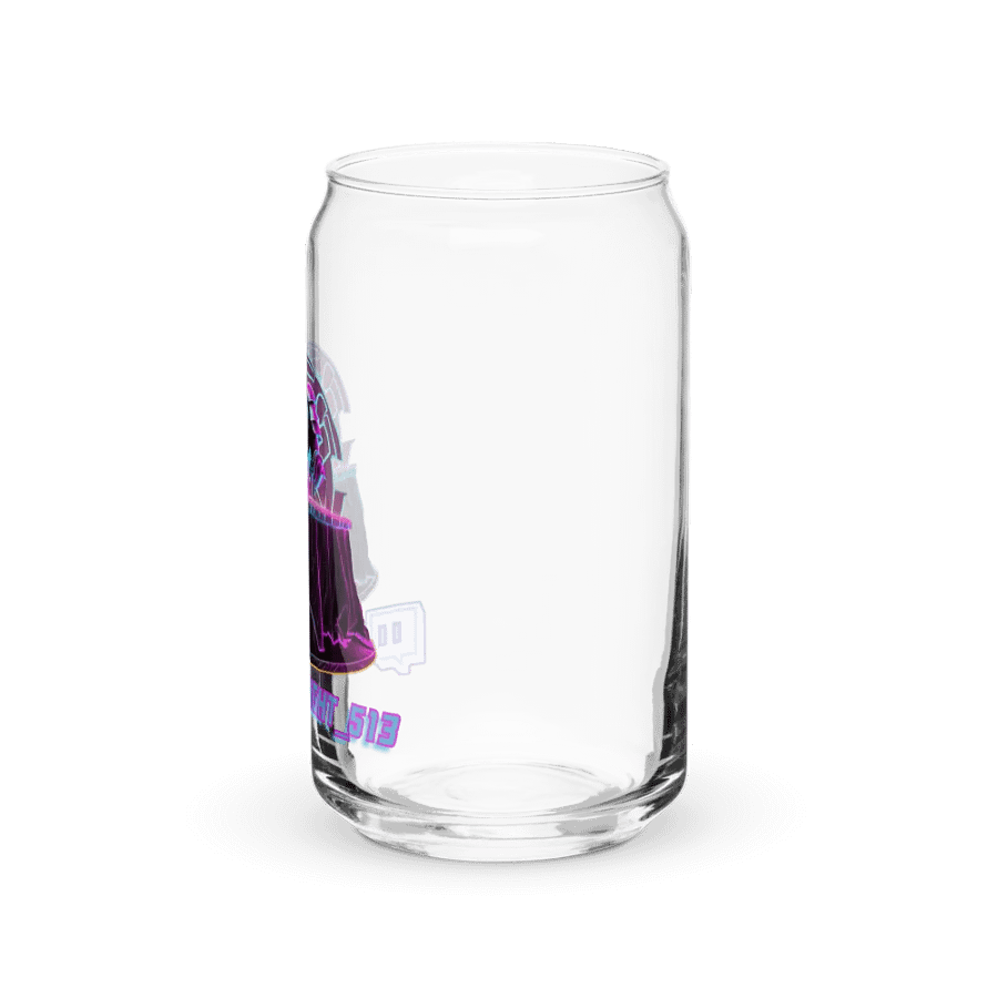 Blackknight_513 Can Shaped Glass Cup w/optional Lid & straw. product image (39)