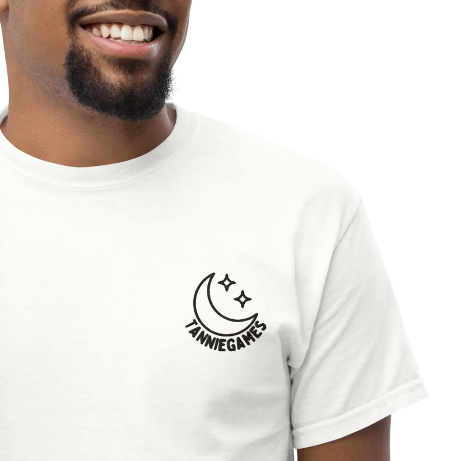 Embroidered Tanniegames Logo White Tee Variant product image (5)