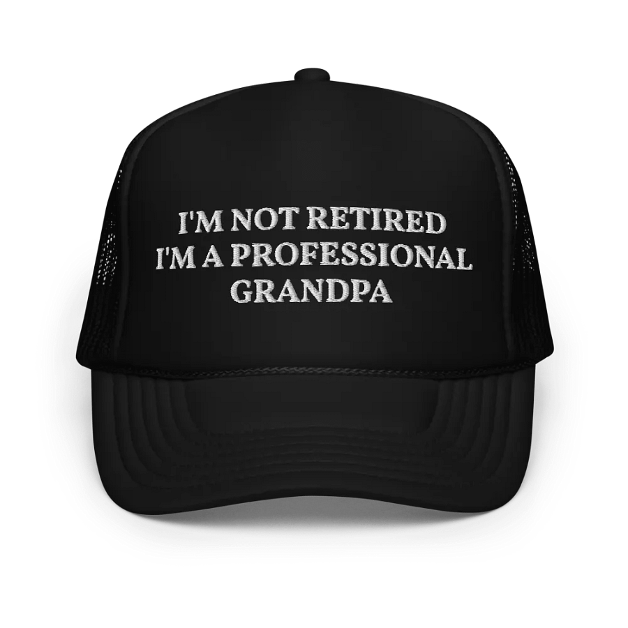 Professional Retired Grandpa, Embroidered Trucker Cap product image (1)