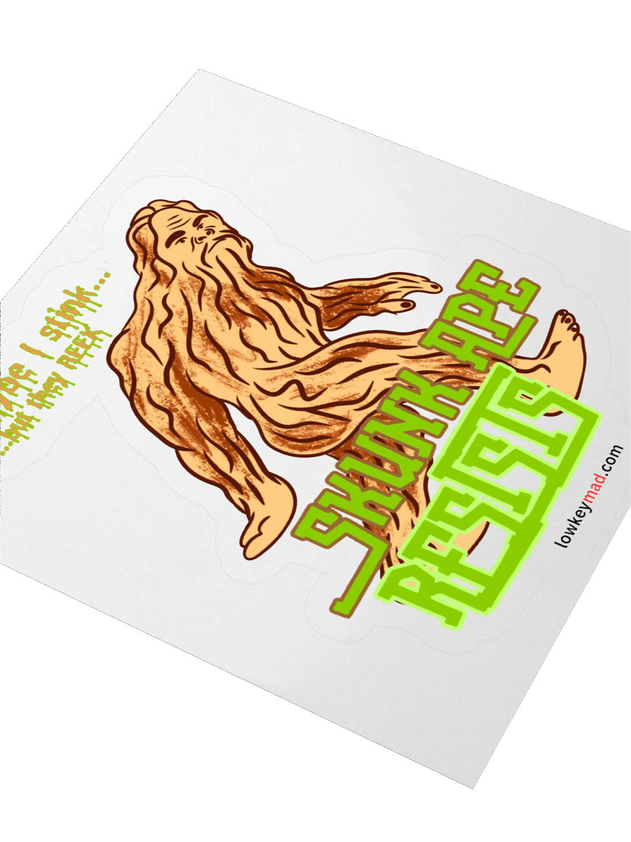 Skunk Ape Resists Sticker product image (6)