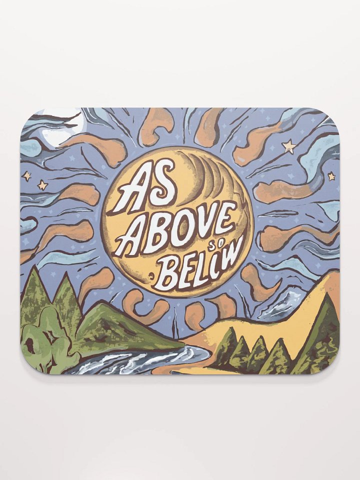 As Above, So Below Mouse Pad product image (2)