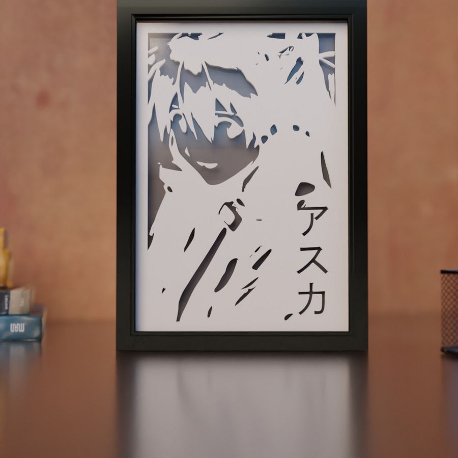 Neon Genesis Evangelion Legend Pack Lightbox template 5 in 1 - PDF PNG SVG DXF + Video product image (8)