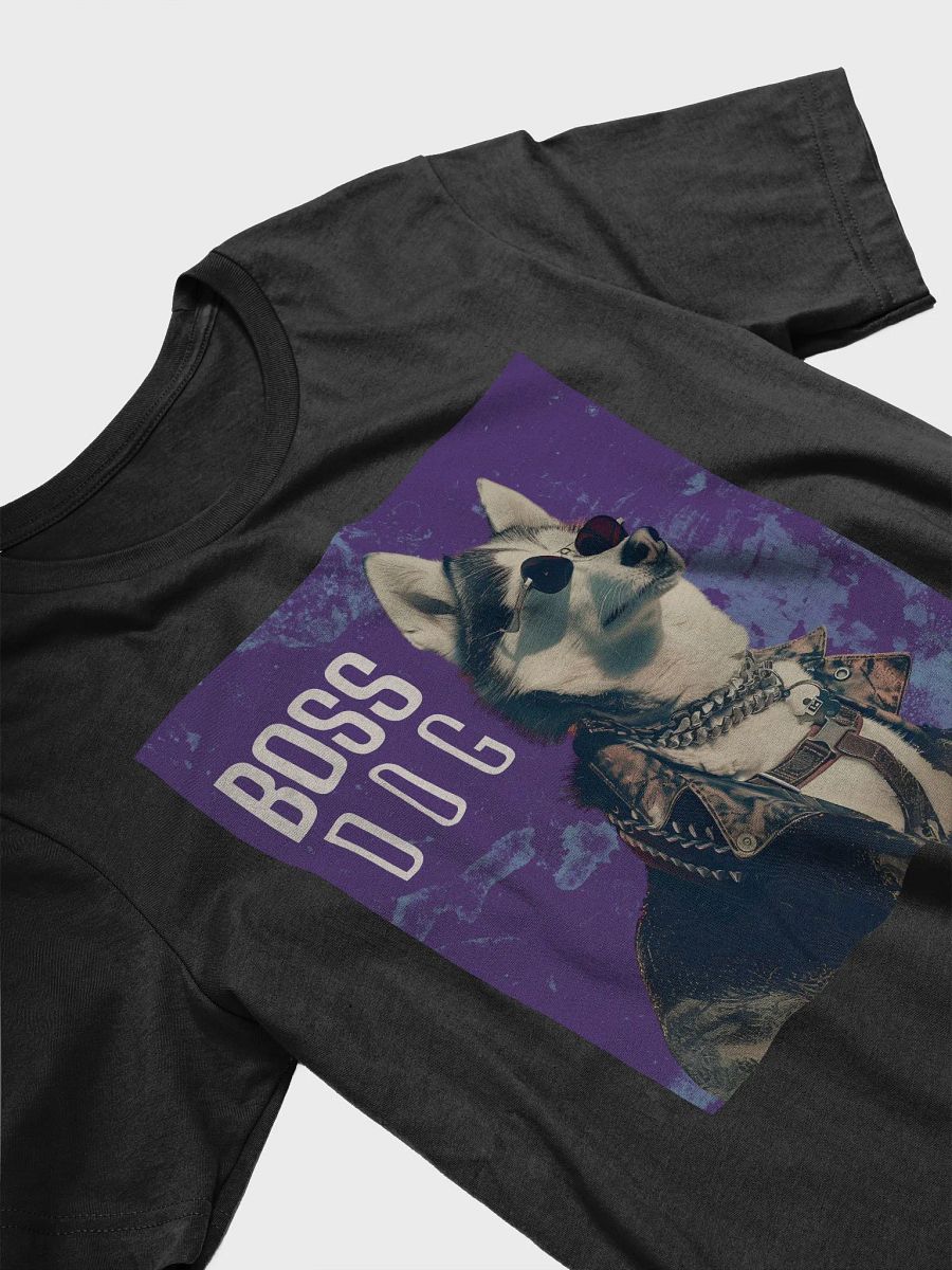 Siberian Husky Boss Dog Regular Fit T-shirt product image (5)