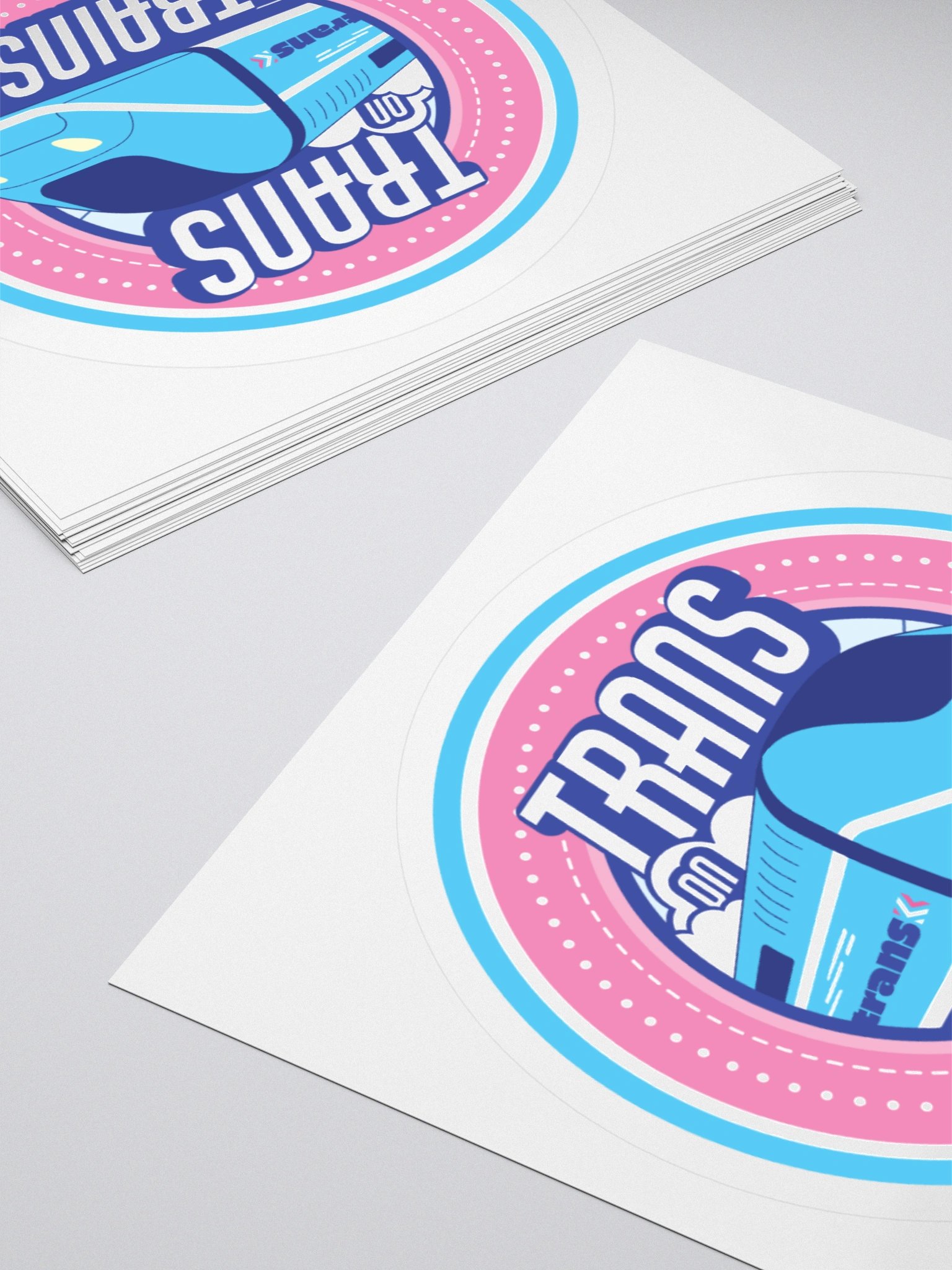 Trans on Trains sticker product image (4)