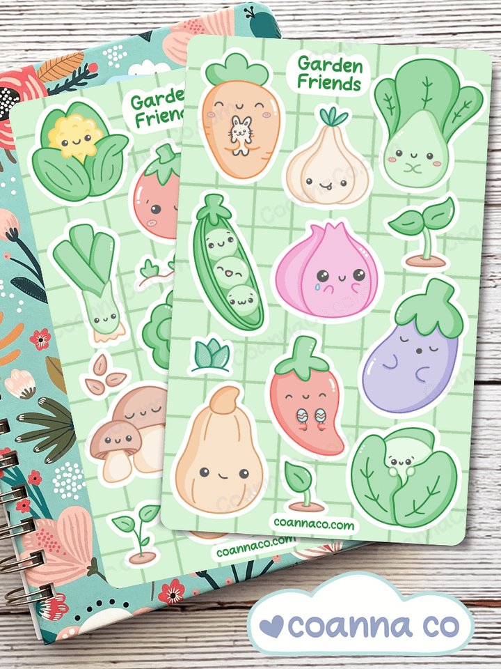 Garden Friends Coloring Sticker Sheet product image (2)