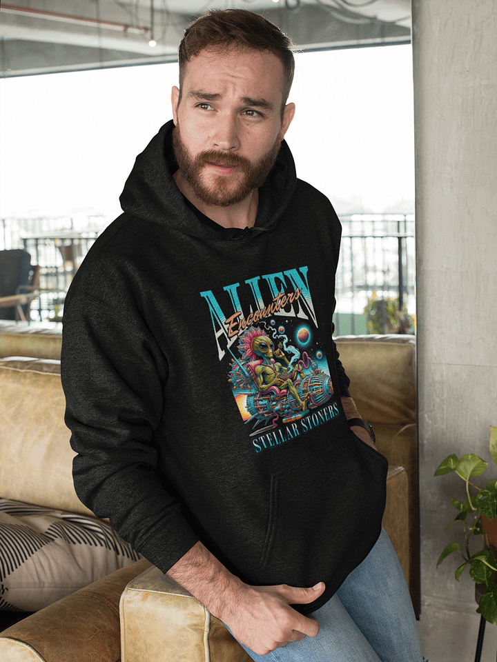 Alien Encounters - Stellar Stoners Hoodie - Premium Unisex Fit product image (1)